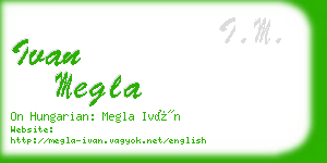 ivan megla business card